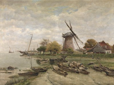 Skalda w Mariakerke (olej na płótnie) autorstwa Isidore Meyers