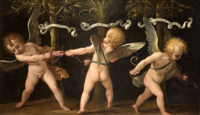Alegoria ze skrzydlatymi cherubinami, ok. 1930 r. 1635. autorstwa Isidoro Bianchi