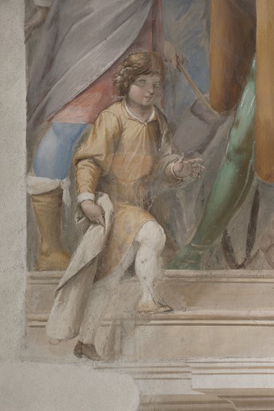 Fragment obrazu Wesele Najświętszej Marii Panny autorstwa Isidoro Bianchi