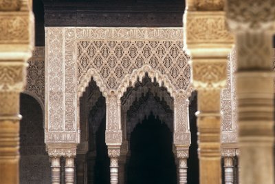 Detal łuków na Dworze Lwów (zdjęcie) autorstwa Islamic School