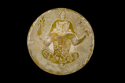 Lustre bowl, Irak, okres Abbasydów, IX wiek (naczynia ceramiczne z połyskiem na glazurze) autorstwa Islamic School