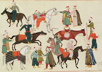 Ms 1671 Targ koni, ok. 1580 autorstwa Islamic School