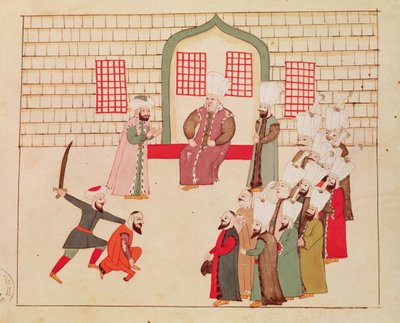 Ms 1671 Wezyr przyglądający się egzekucji autorstwa Islamic School