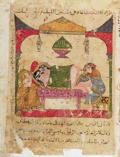 Pani Arabe 3467 Badanie lekarskie, z Księgi Kalili i Dimna autorstwa Islamic School