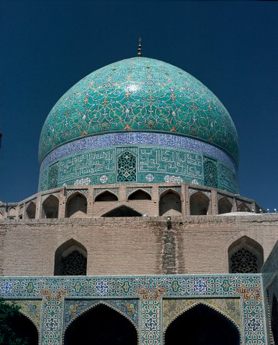 Widok na Meczet Szacha (znany również jako Meczet Imama) autorstwa Islamic School
