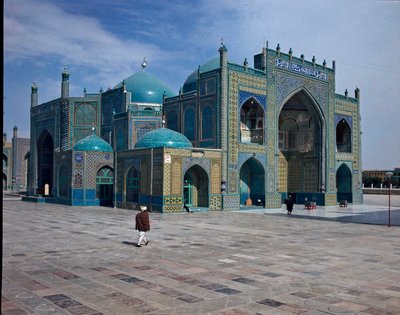 Widok na Błękitny Meczet (lub Meczet Ali) XII-XV wiek. autorstwa Islamic School