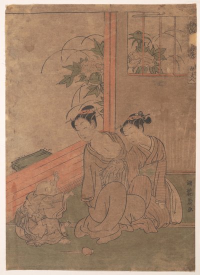 Pani Tō autorstwa Isoda Koryusai