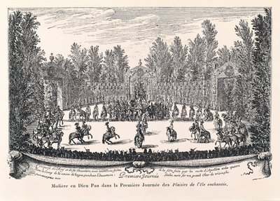 Moliere in God Pan, ilustracja „Les Plaisirs de l
