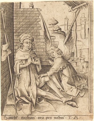 Saint-Roch autorstwa Israhel van Meckenem