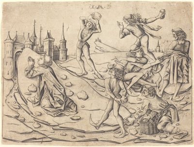 Ukamienowanie św. 1470. autorstwa Israhel van Meckenem