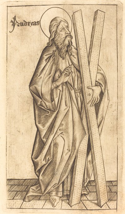 Święty Andrzej autorstwa Israhel van Meckenem after Master E.S.