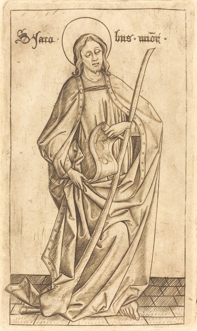 Święty Jakub Mniejszy autorstwa Israhel van Meckenem after Master E.S.