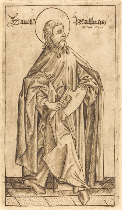 Święty Maciej (?) autorstwa Israhel van Meckenem after Master E.S.