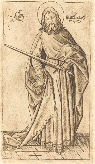 Św. Paweł (?) czy Św. Mateusz (?) autorstwa Israhel van Meckenem after Master E.S.
