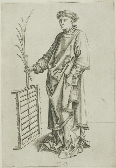 Laurence autorstwa Israhel van Meckenem the younger