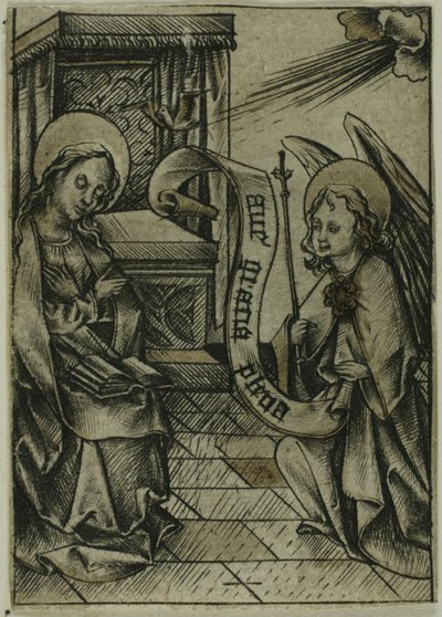 Zwiastowanie autorstwa Israhel van Meckenem the younger