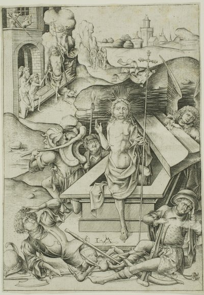 Zmartwychwstanie autorstwa Israhel van Meckenem the younger