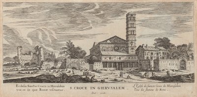 S. Croce w Jerozolimie autorstwa Israël Silvestre