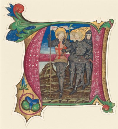 Święty Maurycy i Legion Tebański autorstwa Italian 15th Century