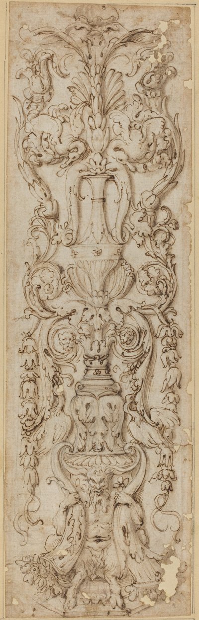 Groteska z Satyrem autorstwa Italian 16th Century