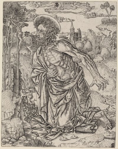 Święty Hieronim w pokucie autorstwa Italian 16th Century