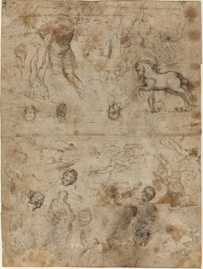 Arkusz studiów autorstwa Italian 16th Century