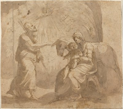 Reszta w ucieczce do Egiptu autorstwa Italian 16th Century