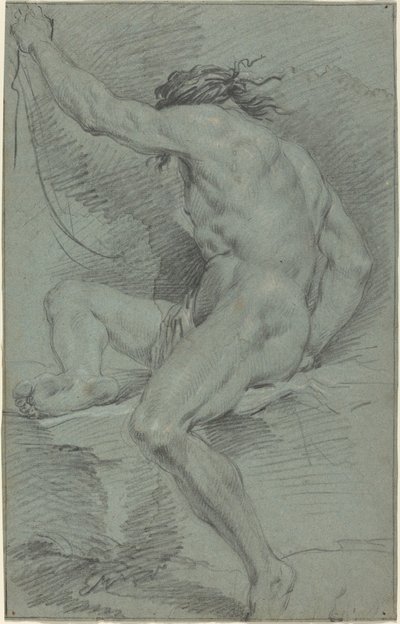Naga postać (studium akademickie) autorstwa Italian 17th Century