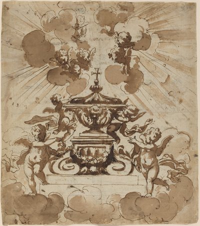 Gloryfikacja Hostii autorstwa Italian 18th Century