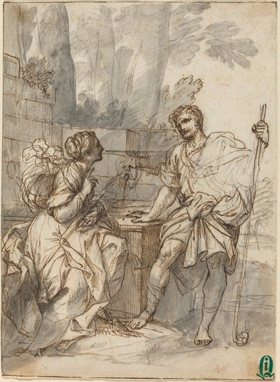 Scena duszpasterska autorstwa Italian 18th Century