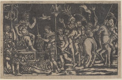 Mucius Scaevola autorstwa Italian 18th or 19th Century