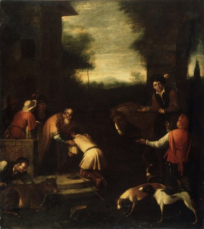 Powrót syna marnotrawnego, XVII wiek autorstwa Italian Master