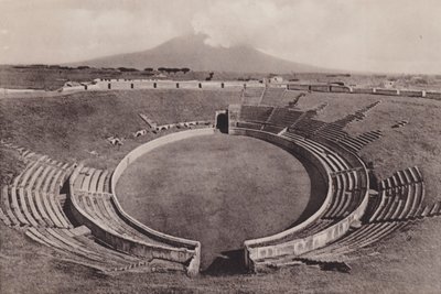 Anfiteatro, Amfiteatr (zdjęcie czarno-białe) autorstwa Italian Photographer