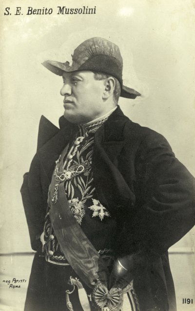 Benito Mussoliniego autorstwa Italian Photographer