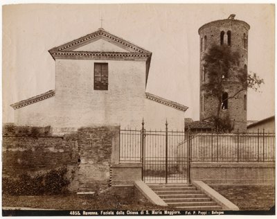 Kościół NMP Major, Rawenna, Emilia-Romania, Włochy, fot. Pietro Poppi, Bolonia, ok. 1900 autorstwa Italian Photographer