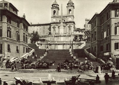 Kościół Trinita dei Monti autorstwa Italian Photographer