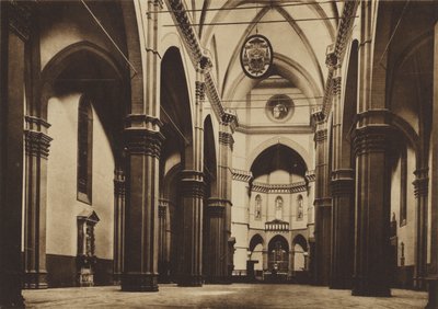 Firenze / Florencja: Wnętrze Duomo (zdjęcie czarno-białe) autorstwa Italian Photographer
