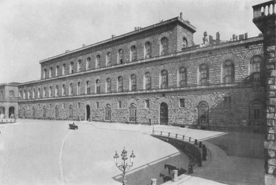 Firenze, R Palazzo Pitti (zdjęcie czarno-białe) autorstwa Italian Photographer