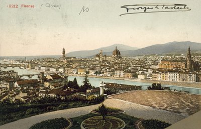 Florencja, Włochy (kolorowe zdjęcie) autorstwa Italian Photographer