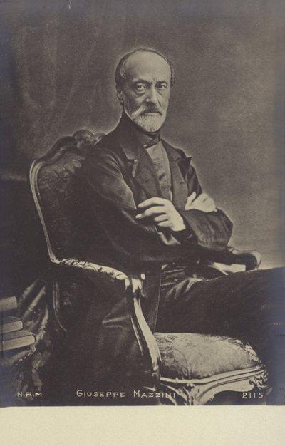 Giuseppe Mazzini autorstwa Italian Photographer