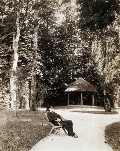 Giuseppe Verdi w ogrodzie Villa Verdi, Sant