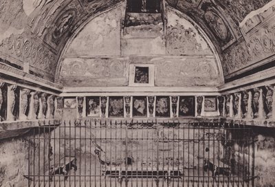Interno Dei Bagni Del Foro, Wnętrze Łaźni Forum (zdjęcie czarno-białe) autorstwa Italian Photographer