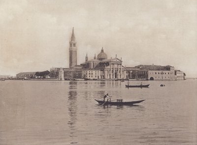 Isola S Giorgio (zdjęcie czarno-białe) autorstwa Italian Photographer