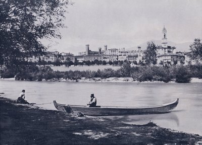 Włochy: Ivrea (zdjęcie czarno-białe) autorstwa Italian Photographer