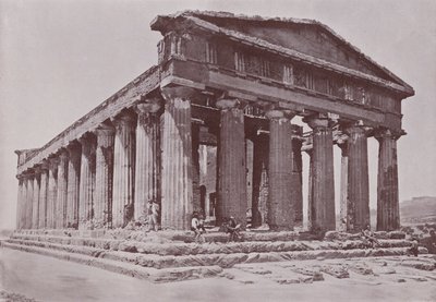 Włochy: Świątynia Concordia, Agrigento (zdjęcie czarno-białe) autorstwa Italian Photographer