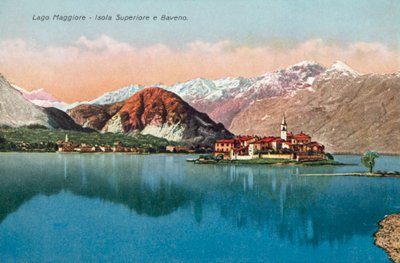 Jezioro Maggiore, Isola Superiore i Baveno (zdjęcie kolorowe) autorstwa Italian Photographer