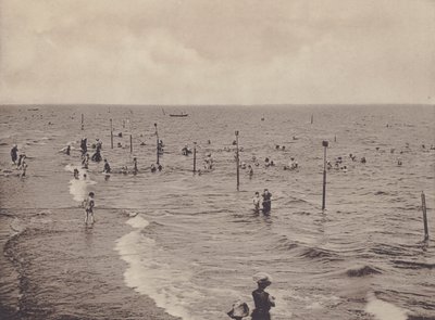 Lido, Bagni Di Mare (zdjęcie b / w) autorstwa Italian Photographer