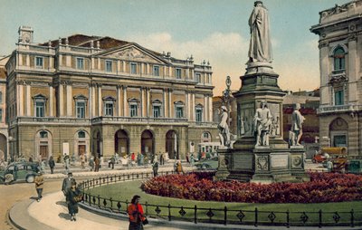 Mediolan / Milan: Teatro alla Scala (zdjęcie kolorowe) autorstwa Italian Photographer