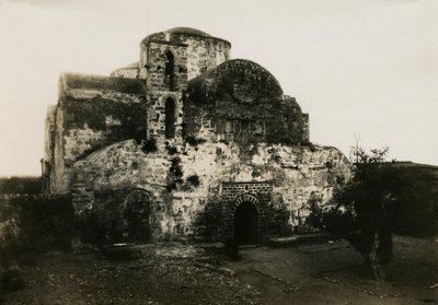 Klasztor Agios Varnavas, Engomi, Cypr, fot. Camille Enlart, Paryż autorstwa Italian Photographer