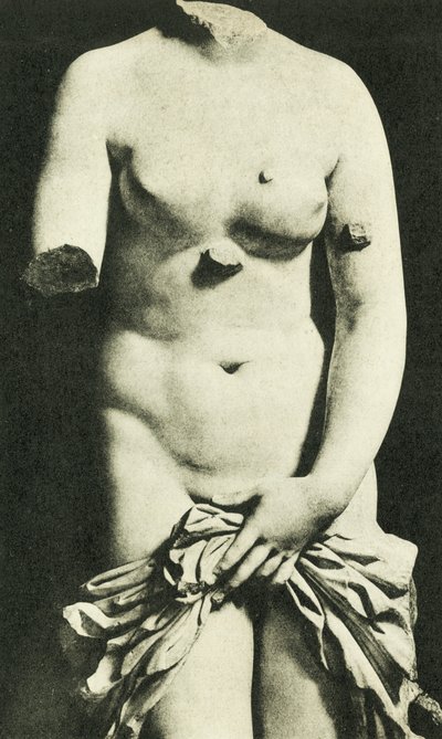 Muzeum, Wenus Syrakuzańska, III w. p.n.e. Credesis (zdjęcie czarno-białe) autorstwa Italian Photographer
